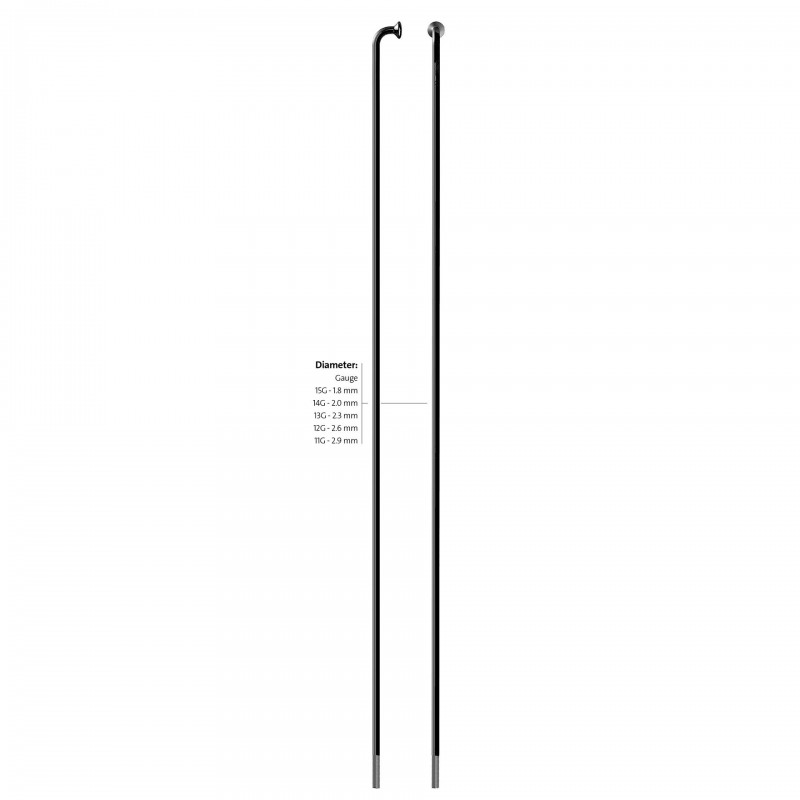 Rayon SAPIM leader inox 13G x 298 mm poli - l'unité