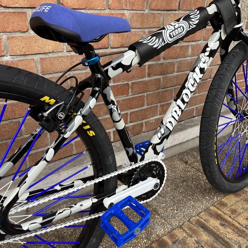 Custom SE Dblocks x BIKELIFE 29 Snow bleu Camo 2022