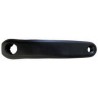 Paire de manivelles STRONGLIGHT Isis Bosh L175 mm Aluminium Noire