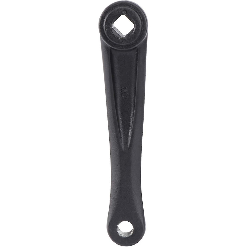Manivelle BMX Gauche L140 mm Aluminium Noire