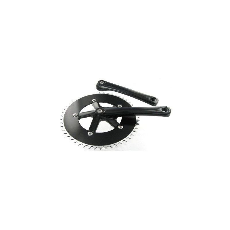 Pédalier de Fixie L165mm 46t noir
