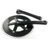Pédalier de Fixie L165mm 46t noir