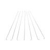 Rayon ALPINA Zinc 13G x 222mm argent - l'unité