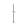 Rayon ALPINA Zinc 13G x 222mm argent - l'unité