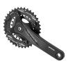 Pédalier PROWHEEL Zephyr double 10v 40-28d L170 noir