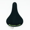 Selle BIKELIFE Noire logo Vert