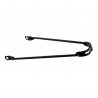 Tringle de garde-boue 26 pouces noire mat