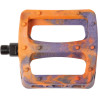 Pédales ODYSSEY Twisted Pro Noir Orange swirl