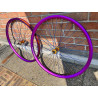 Paire de roues custom SEBIKES x RADIO 29' Purple-gold - Wheeling bike