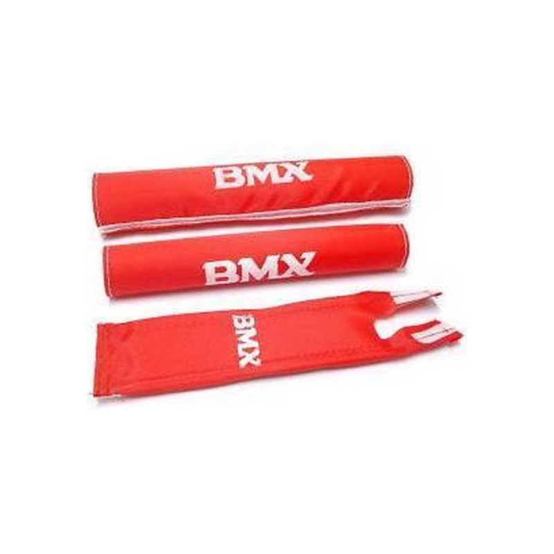 Mousses de protection Padset rouges - oldschool BMX