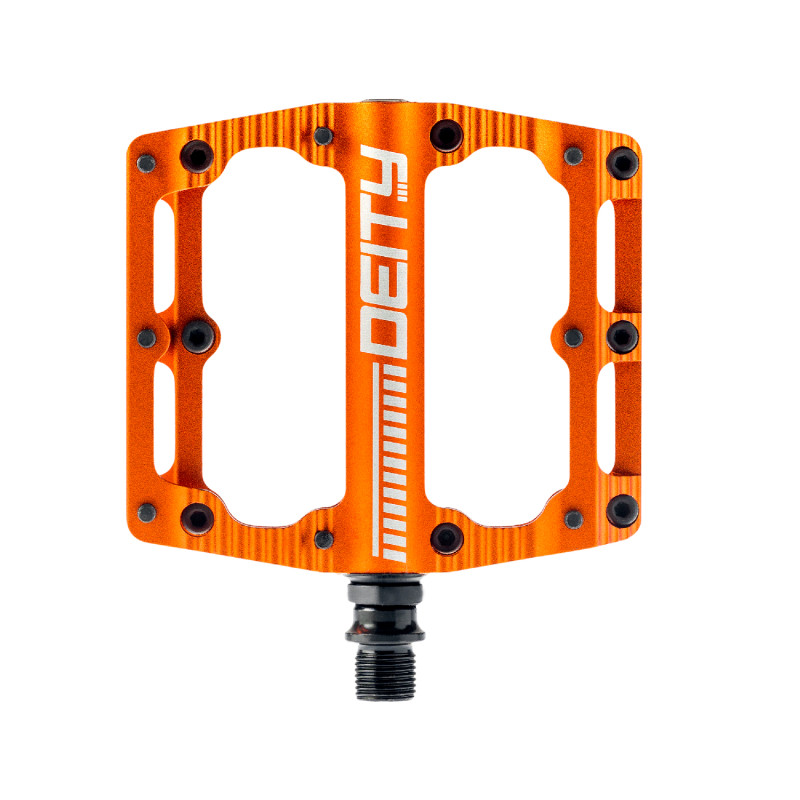 Pédales DEITY Black kat oranges