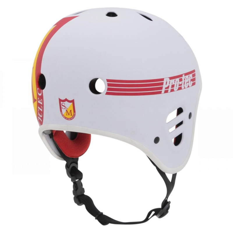 Casque PROTEC x S&M Full cut certified blanc