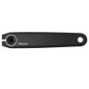 Paire de manivelles MIRANDA Shimano Steps L160 mm Aluminium Noire