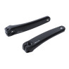 Paire de manivelles MIRANDA Shimano Steps L160 mm Aluminium Noire