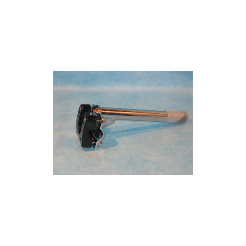 Potence BMX Ø22.2mm à plongeur Ø21.1mm noire-polie