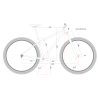 Cadre VTT Multi 29 pouces de Sobre Bikes - Gris Brume
