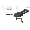 KIT TOURING 250W ROUE AVANT AVEC BATTERIE CADRE 36V