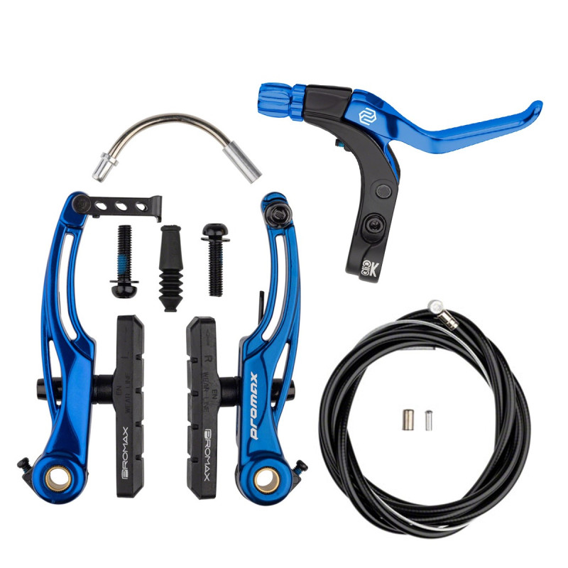 Kit de freinage V-Brakes PROMAX  Pro bleu