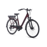 Vélo à assistance électrique City On de SUNN rouge bordeaux