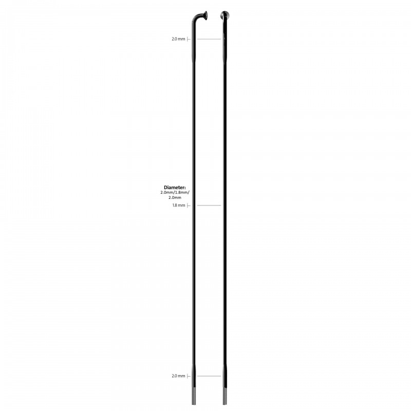 Rayon SAPIM leader Inox 14G x 256mm poli - l'unité