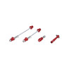 Kit de antivol complet XLC rouge QR-L08