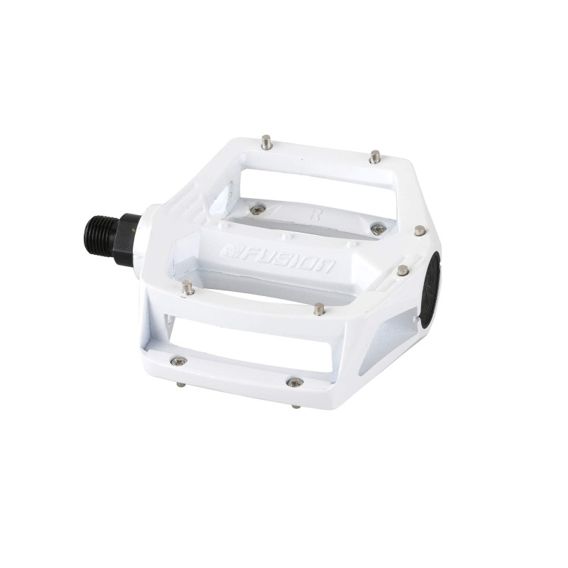 Pédales HARO Fusion aluminium blanches
