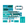 Kit de stickers complet HARO Master 1988 mint-turquoise