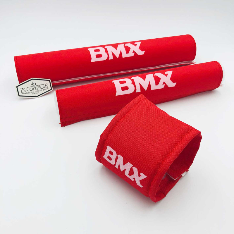 Padset oldschool BMX rouges