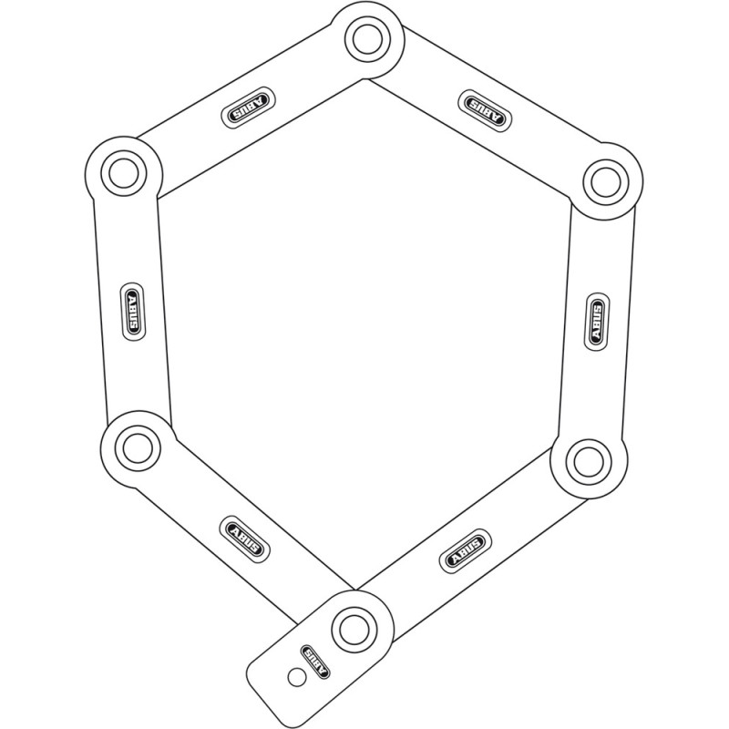 Antivol Pliant ABUS Bordo XPlus 5700K/80 SH bleu