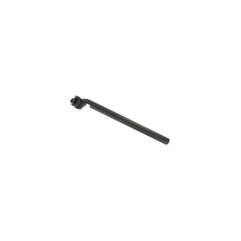 Tige de selle Ø27.2 350mm 20mm offset noire