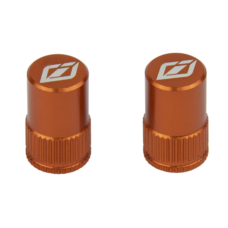 Bouchons de Valve INSIGHT Aluminium schrader - orange