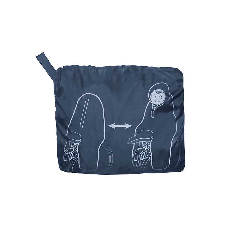 Poncho imperméable TUCANO pour porte-bébé - bleu marine