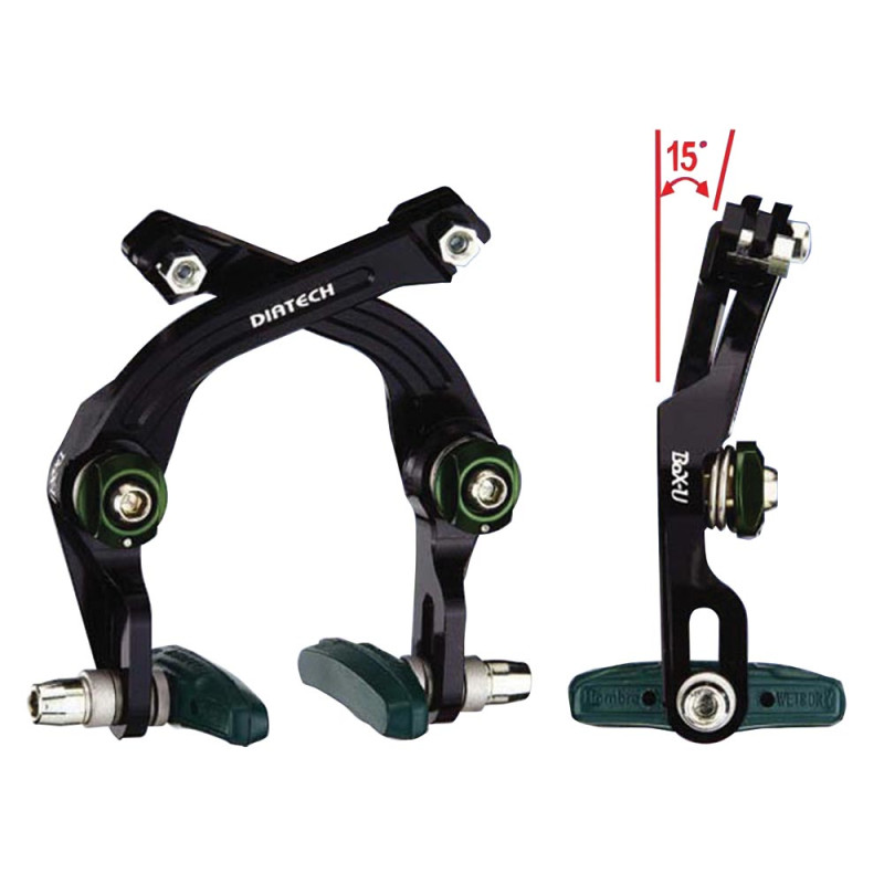 Mâchoire de frein arrière BMX DIACOMPE AD-999 CNC Angled noir