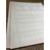 planche de stickers DEMOLITION blanche