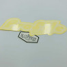 Sticker PROFILE RACING blanc-transparent
