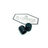 Paire de bouchons de valve SE BIKES noirs