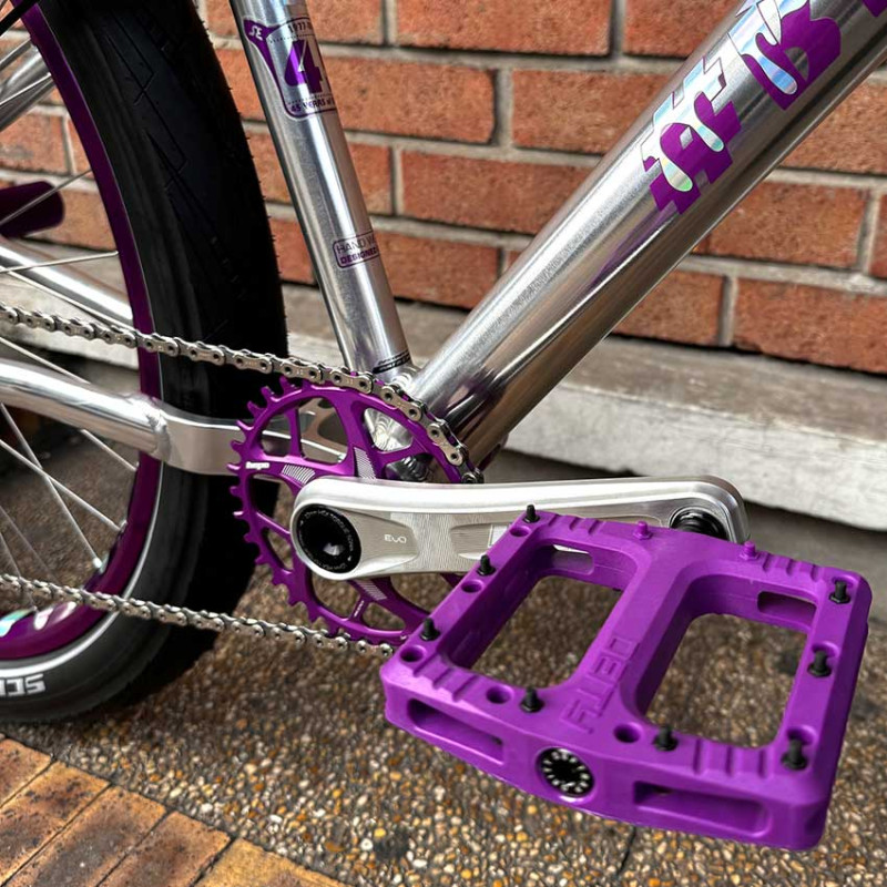 Custom SE BIKES x HOPE Killer Quad 27.5 chrome purple 2022