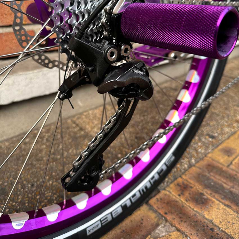 Custom SE BIKES Killer Quad 27.5 chrome purple 2022