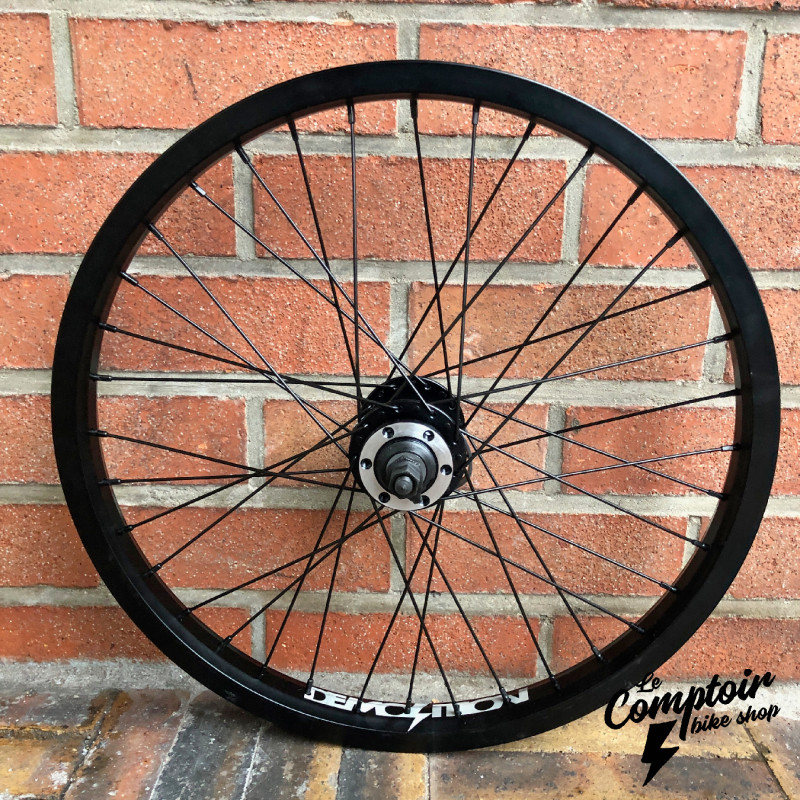 Roue custom avant cargo 20 pouce DEMOLITION disc 6T noire