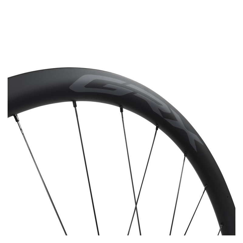 Roue Avant SHIMANO GRX Carbone - Tubeless - Center Lock
