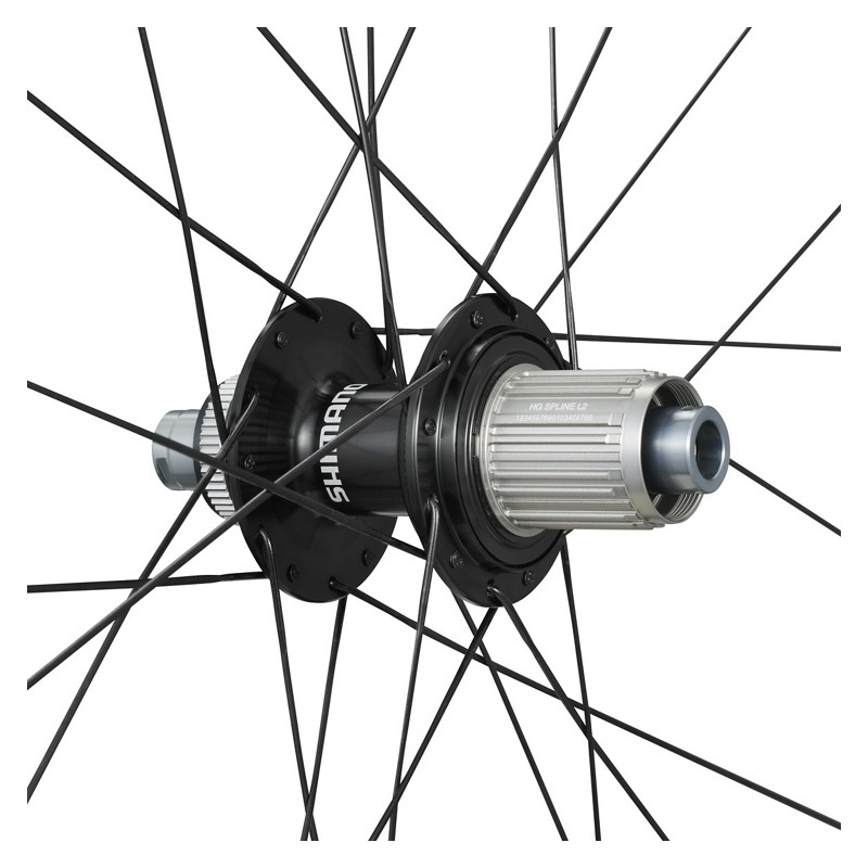 Roue Arrière SHIMANO GRX Carbone RX880 - Tubeless - Center Lock