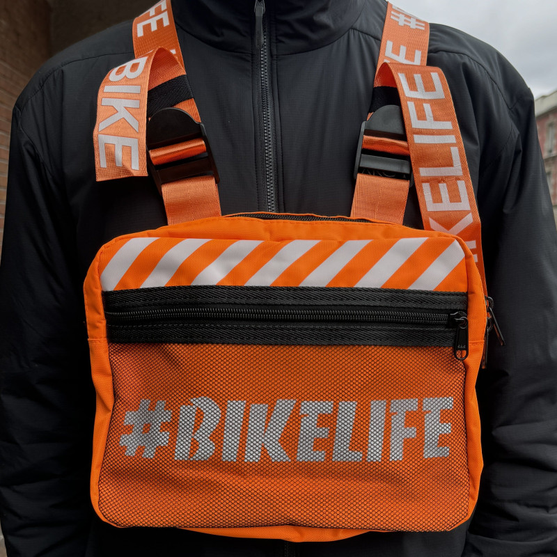 Sacoche BIKELIFE Chest Rig Orange