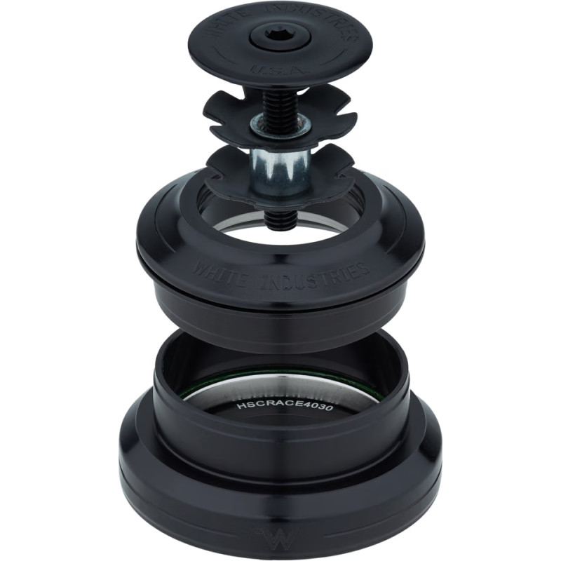 Jeu de direction semi intégré WHITE INDUSTRIES (ZS44-28.6 / EC44-40) - Stealth Black