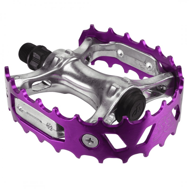 Pédales SE Bikes Bear Trap violettes