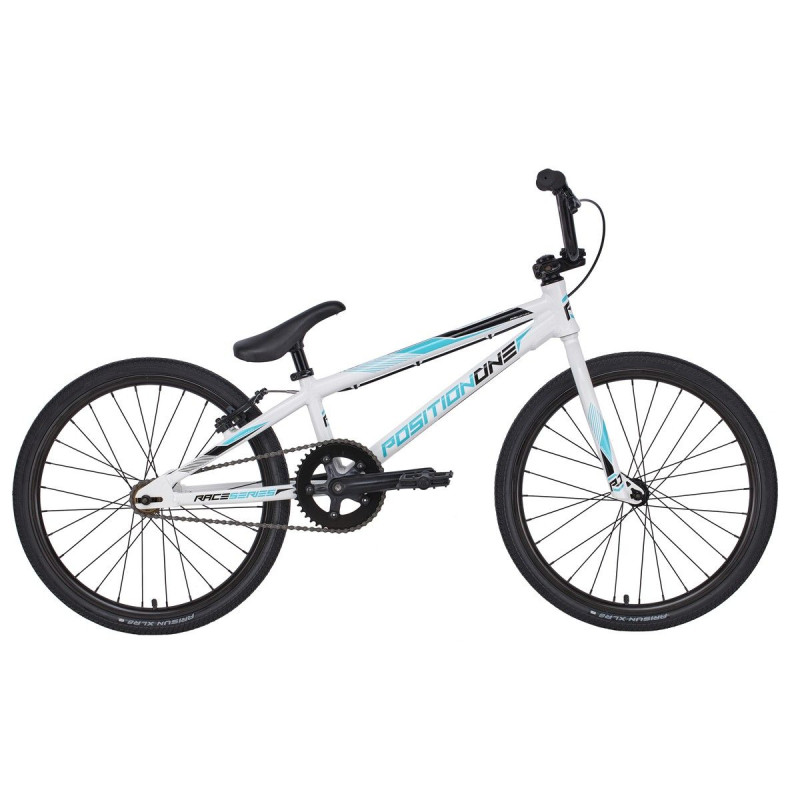 BMX race POSITION ONE expert blanc