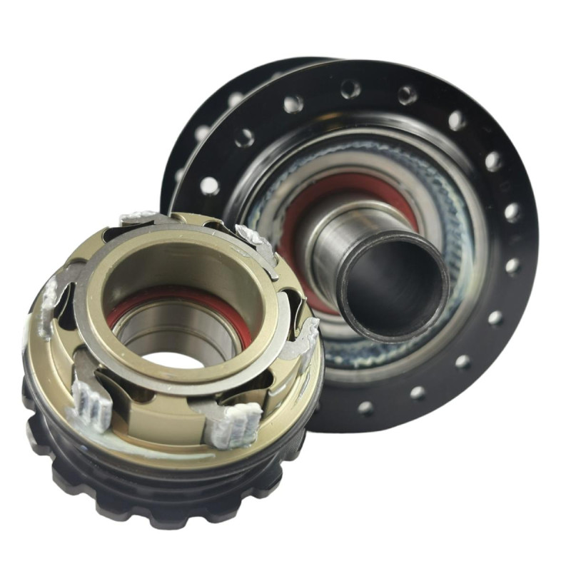 Moyeu arrière ICE FAST Hex Hacker X disc 10-15mm noir - 36h