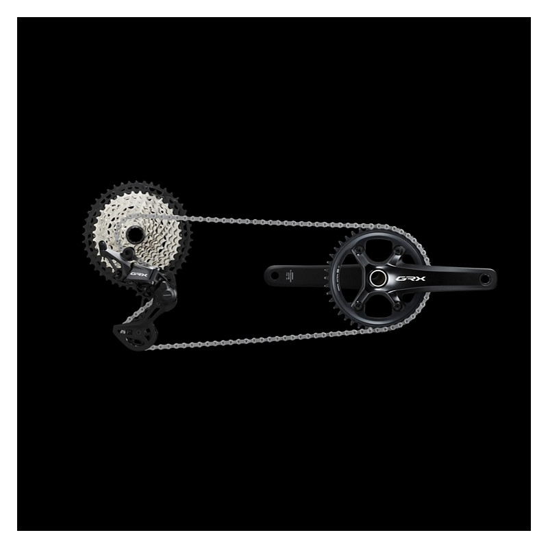 Pédalier Gravel SHIMANO GRX FC-RX820 - 170 mm (42T)  12 Vitesses