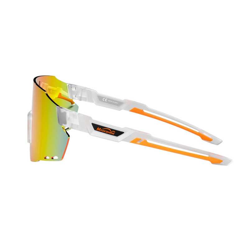 Lunettes MAGICSHINE WindBreaker - écran orange - trans/orange