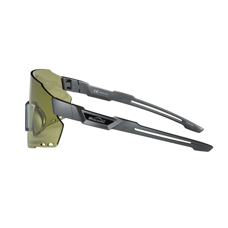 Lunettes MAGICSHINE WindBreaker - écran or - gris