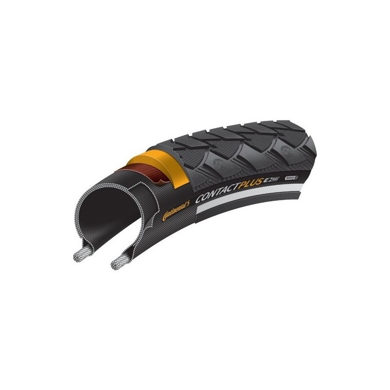 Pneu CONTINENTAL Contact Plus 27.5 x2.20" 55-584 noir